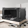 YAVIL Bed Tent Full Size Portable Pop up Privacy Sleeping 3 Doors Bed Tent Net 75 x 54 x 47in 10lb