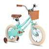 JOYSTAR Girls Bike for 2-12 Years Old Toddlers and Kids, 12" 14" 16" Kids Bike with Training Wheels & Basket, 20 Inch Kid's Bicycle with Kickstand, Retro Style Bikes
