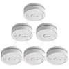 X-Sense Smoke Detector, Wireless Interconnected Fire Alarm with 10-Year Battery Life and Transmission Range of Over 820 ft, SD20-W, Pack of 6
