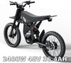 LivelyAant GT73 Electric Dirt Bike for Adults 2400W 48V Electric Motorcycle 1747Wh Dual Battery 37 MPH 85 mile Range Dual Hydraulic Brakes 6 Layers Full Suspension