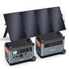 OSCAL PowerMax 6000 Portable Power Station, 3600Wh LiFePO4 Battery with 6000W Output, BP3600 Expansion Battery & 200W Solar Panels, Solar Generator for Camping, Home, Outdoor, Emergency Use