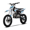 SYX MOTO K1 125cc Dirt Bike for Teens & Adults, 50 MPH, 123 Mi Range, 4-Speed Manual, Kick/Electric Start, Black