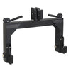 3 Point Quick Hitch, 3000 lbs 3-Pt Attachments Adaptation to Category 1 & 2 Tractor with 5 Level Adjustable Bolt (Orange)