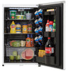 Danby 4.4 Cubic Feet Compact Sized Mini Beverage Refrigerator with Lock, White