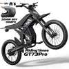 2000W Electric Dirt Bike for Adults Ridingtimes GT73 UL2849,Brushless Hub Motor,18.2AH*2 Electric Bike with 25\" tires digital screen Carbon Steel,Black