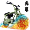QEASET MB001 Gas Powered Mini Dirt Bike 99CC for Teens and Adults, 25MPH Off Road Motorcycle, Weight Support Up to 200 LBS - Black