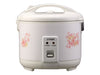 Tiger JNP-1800 10-Cup Floral White Rice Cooker & Warmer