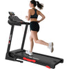 3.5HP Folding Incline Treadmill with 64 Preset Programs Bluetooth Electric Walking Treadmill Machine for Home, 0.6-8 MPH, 300 lbs