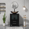 Eclife 24" Freestanding Single Bathroom Vanity with Vessel Sink, Manufactured Wood Top