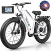 Gocio Electric Bike, 26"x4.0" Fat Tire E-Mountain Bike, Peak 1000W Motor, 28MPH 48V 15Ah Battery Removable Ebike for off Road, Sand, UL2849