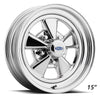 15x8 Cragar 61C S/S Chrome Plated Two-Piece Composite Wheel 5x4.75 (-6mm)
