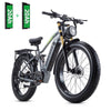 Electric Bike for Adults 26'', 1000W E-Mountain Bike 48V 30/20Ah UL2849 Removable Battery,Fat Tire Ebike up to 30MPH Off Road Beach Snow Electric Bicycles Full Suspension & Dual Hydraulic Disc Brakes