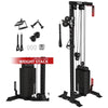 Mikolo Cable Crossover Machine Home Gym, Wall Mount Cable Station with 200LBS Weight Stack,Lat Pull Down Machine with 27 Positions Dual Pulley System