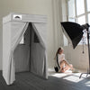 EAGLE PEAK Flex Compact 4x4 Pop-up Canopy Privacy Dressing Room,Blue