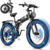 Dual Motor PEAK 3000W Electric Bike for Adults,31mph 48V 23Ah Electric Bicycle,26" Fat Tire Mountain Bike UL2849