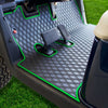 Xtreme Mats EZGO RXV Golf Cart Mat, Full Coverage Golf Cart Floor Liner Mat - Only Fits EZGO RXV (2008-2022) & 2Five (2009+) - Black with Red Trim