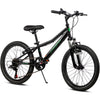 AVASTA 20'' Big Kids Mountain Bike for Age 6 7 8 9 10 11 12 Years Old Boys Girls Teen with Suspension Fork Front & Rear Dual Hand Brakes 6 Speeds Drivetrain, Cyan