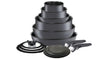 T-fal Ingenio Expertise Nonstick 14-Piece Cookware Set, Induction Oven Safe up to 500F, Detachable Handle, Onyx Black