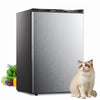 KNDKO 3.2Cu.ft Upright Freezer, Compact Freezer with Removable Shelves, Adjustable Thermostat for Home/Kitchen/Office, Black