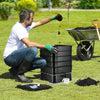 KFFKFF 5-Tray Worm Composter 44 QT/50 L Worm Compost Bin Indoor and Outdoor