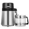 SPECSTAR Water Distiller Countertop 1.1 Gallon/4L 304 Stainless Steel Distilled Water Machine with Smart Switch Purifier Filter for Home Office