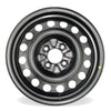 15" Single 15X5.5 Black Steel Wheel For Nissan Versa 2013-2019 OEM Design Replacement Rim