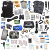 Pre-Packed Emergency Survival Kit/Bug Out Bag for 2 - Over 175 Total Pieces of Disaster Preparedness Supplies for Hurricanes, Floods, Earth Quakes & Other Disasters, Black