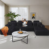 106" High Backrest Sectional Sofa&Couch, L-Shape Sectional Sofa Convertible Left or Right Chaise, Cloud Corduroy, Boneless Couches Comfortable for Living Room��3-Seat