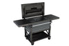 Keter Outdoor Patio Cooler Ice Chest Insulated Beverage Bar Cart, Gray