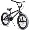 cubsala 20 in Kids BMX Bike Freestylefor Age 6-14 Years Old Boys Girls with 4 Pegs,Black with Red Tires