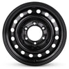 For 2005-2019 Toyota Tacoma 16 Inch Painted Black Steel Rim - OE Direct Replacement - Road Ready Truck Wheel