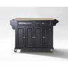 HomeStock Urban Upmarket Full Size Kitchen Cart with Stainless Steel Top, Black, Tiered Shelf, 18 x 52 x 36 inches, Modern Mobile Kitchen Cart, Adjustable Shelved Storage Behind Doors-Color:Mahogany,S