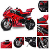 FRP 4 Stroke Pocket Bike 03, Pocket Bike for Kids W/ Strong Dual Brake, Realistic Racing Pocket Rocket Max Speed 20 Mph, Mini Bike Max Weight 165 LB-Ultra Edition, Red
