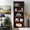 Better Homes & Gardens 71" Ashwood Road 5 Shelf Bookcase, Black Finish