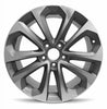 Wheel Rim for 2013-2015 Honda Accord 18 in Gray Aluminum Rim Direct Fit