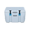 Lifetime 55 qt Bear-Resistant Camping Cooler, Premium High Performance, Ice Retention, Hard Cooler, 60 Can Capacity, Light Gray (90949)