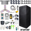 iMeshbean 48"x48"x80" Grow Tent Kit w/ LED Full Spectrum Grow Light & Ventilation Inline Fan