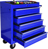 DSstyles Tool Chests, 5-Drawer Rolling Tool Storage Cabinet with Detachable Tray, Multi-Functional Handles, Adjustable Shelves, Secure Locking System, Heavy-Duty Wheels, Ideal for Garage, Workshop
