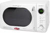 Nostalgia Retro Compact Countertop Microwave Oven - 0.7 Cu. Ft. - 700-Watts with LED Digital Display - Child Lock - Easy Clean Interior - Orange