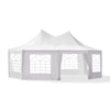 Outsunny 22.3' x 16.4' White Event Outdoor Canopies, Portable