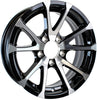 eCustomrim Aluminum Boat Camper Trailer Rim Wheel 5 Lug 14" Avalanche V-Spoke/Black