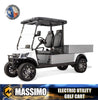 Massimo MVR Cargo Max Electric Utility Golf Cart 48V 5kW Motor - Blue