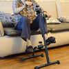 mwptoo Elderly Exercise Bike,Pedal Exerciser Bike, Hand Arm Leg Knee Peddler,Adjustable Fitness Equipment for Seniors,Elderly Home Pedal Exercise Bike for Total Body