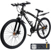 ARTUDATECH Mountain Hardtail Mountain Bike for Men/Women, 26/27.5 inch Sizes, 27 Speed Twist Shifting, Front or Dual Suspension, Comfort Saddle, Purple/Black/White