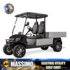 Massimo MVR Cargo Max Electric Utility Golf Cart 48V 5kW Motor - Blue