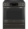 GE APPLIANCES PGS930BPTS slide in gas range
