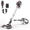 MOOSOO Stick Vacuum Cleaner, 4-in-1 Handheld Cordless Vacuum with Powerful Suction for Home Hard Floor Carpet Car Pet Hair, XL-618A