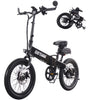 Gotrax F1V2 20" Adult Folding Electric Bike, 50 Mile Long Range, 48V 10.4Ah Battery, 20MPH Speed, Compact & Portable, Black