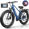 Gocio Electric Bike, 26"x4.0" Fat Tire E-Mountain Bike, Peak 1000W Motor, 28MPH 48V 15Ah Battery Removable Ebike for off Road, Sand, UL2849