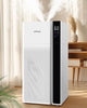 Warm and Cool Mist Humidifier Large Room, 5.3Gal/20L Whole House Humidifiers for Home, Top Fill, Black